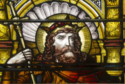 St Oswald, Trinity College, Oxford, 1885 by John William Brown